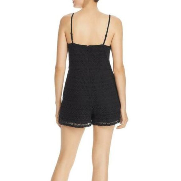 NEW Guess Dezzie Lace Short Romper Black Small - Picture 5 of 14